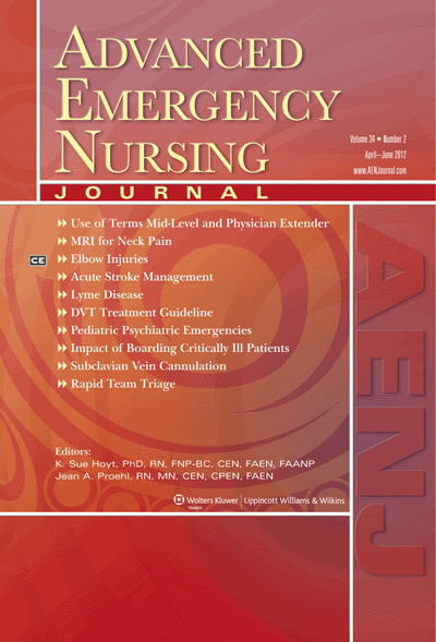 Advanced Emergency Nursing Journal 