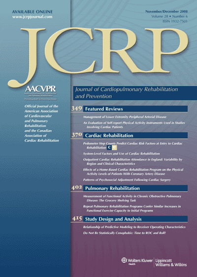 Journal of Cardiopulmonary Rehabilitation & Prevention