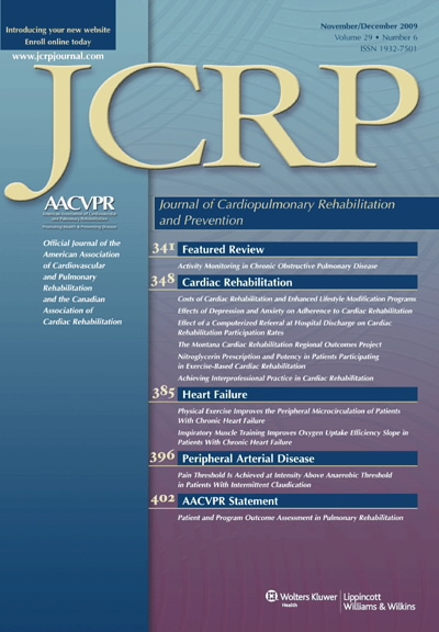 Journal of Cardiopulmonary Rehabilitation & Prevention
