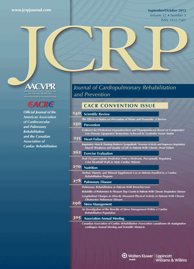 Journal of Cardiopulmonary Rehabilitation & Prevention