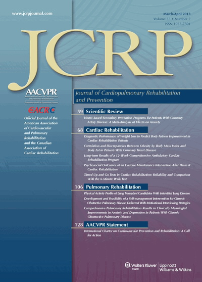 Journal of Cardiopulmonary Rehabilitation & Prevention