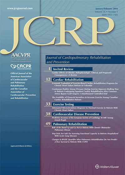 Journal of Cardiopulmonary Rehabilitation & Prevention