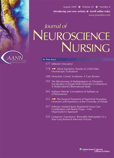 Journal of Neuroscience Nursing