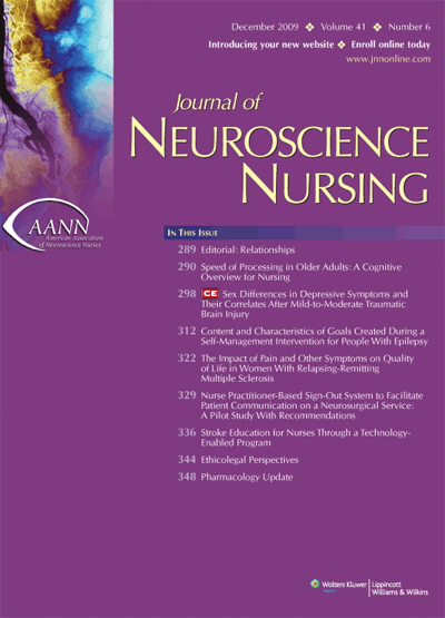 Journal of Neuroscience Nursing