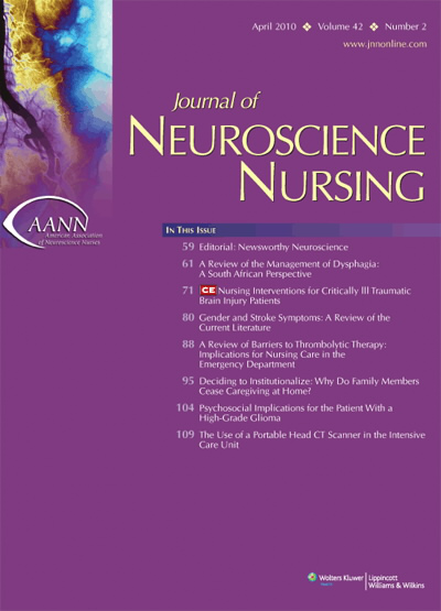 Journal of Neuroscience Nursing