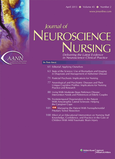 Journal of Neuroscience Nursing