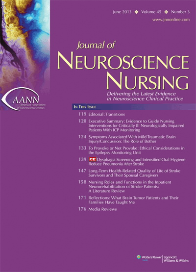 Journal of Neuroscience Nursing
