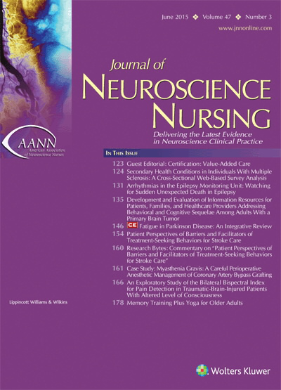 Journal of Neuroscience Nursing