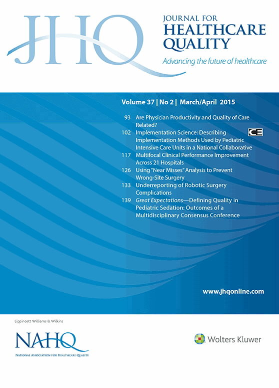 Journal For Healthcare Quality