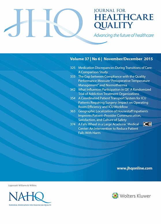 Journal For Healthcare Quality
