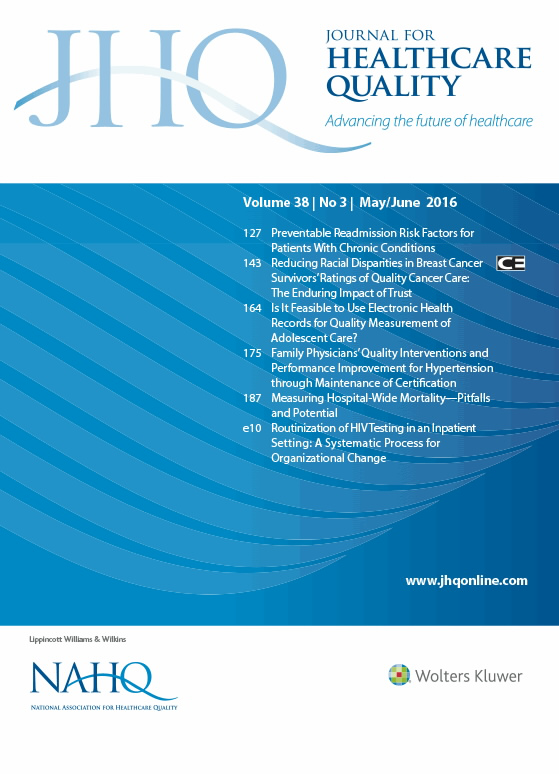 Journal For Healthcare Quality