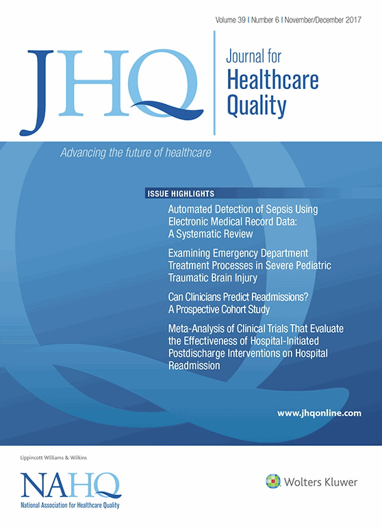 Journal For Healthcare Quality