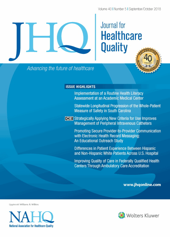 Journal For Healthcare Quality