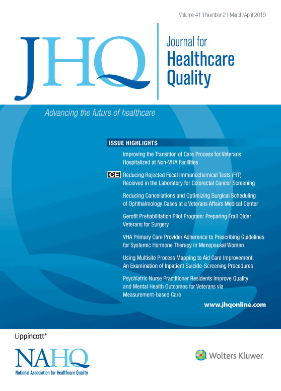 Journal For Healthcare Quality