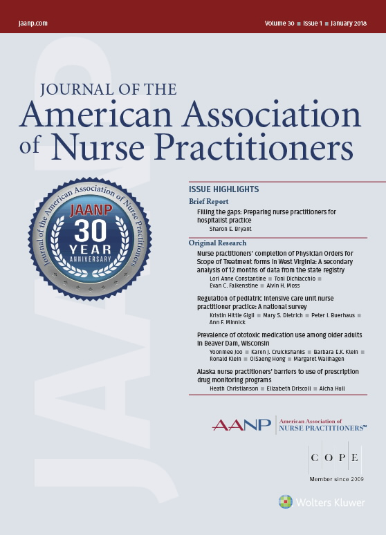 Journal of the American Association of Nurse Practitioners