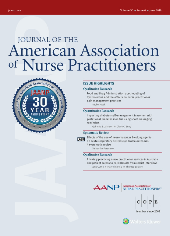 Journal of the American Association of Nurse Practitioners