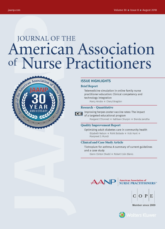 Journal of the American Association of Nurse Practitioners