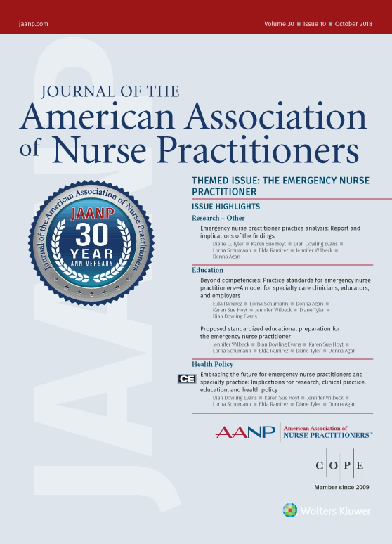 Journal of the American Association of Nurse Practitioners