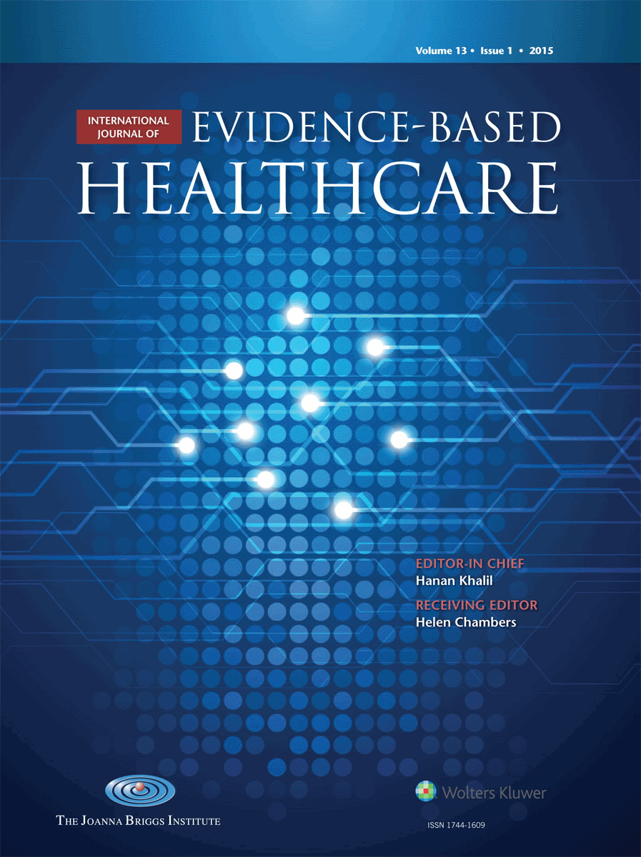 International Journal of Evidence-Based Healthcare 