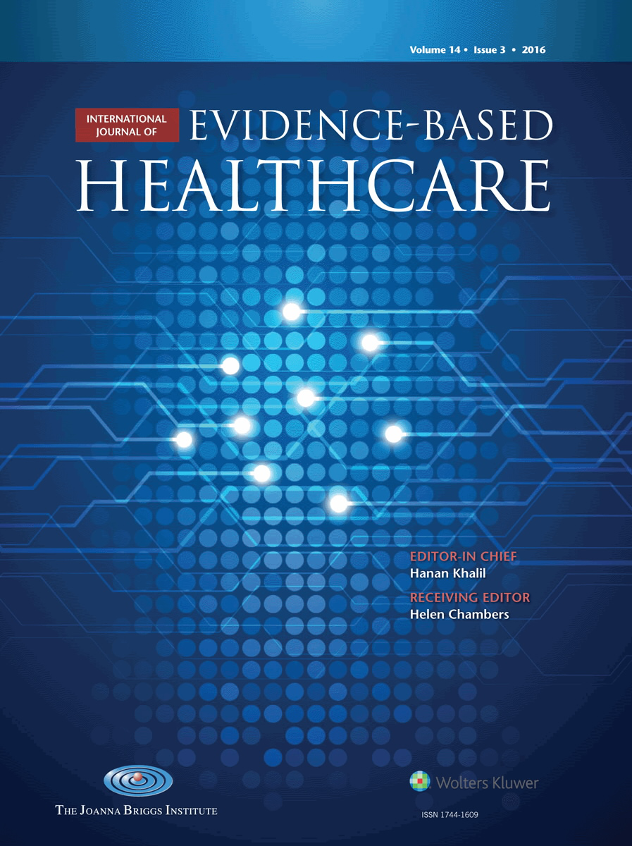 International Journal of Evidence-Based Healthcare 