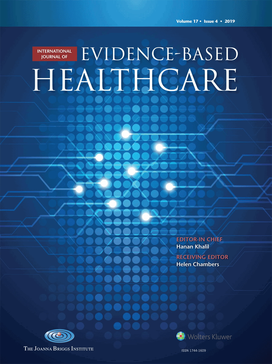 International Journal of Evidence-Based Healthcare 