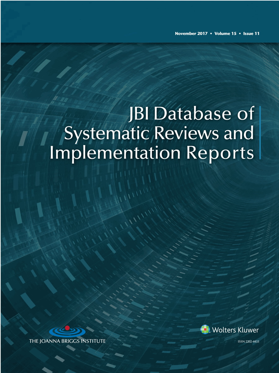 JBI Evidence Synthesis