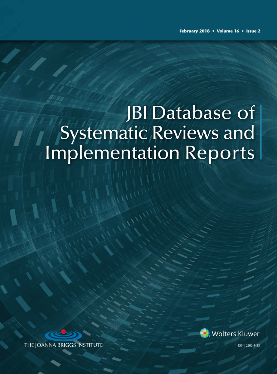JBI Evidence Synthesis