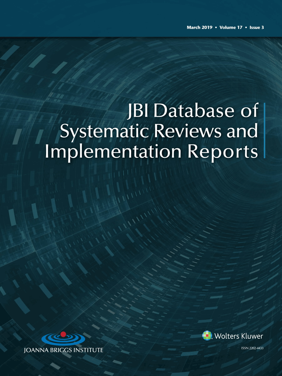 JBI Evidence Synthesis
